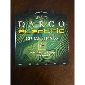 Martin Darco Electric Guitar Strings D9300 Extra Light Gauge Nickel Wound